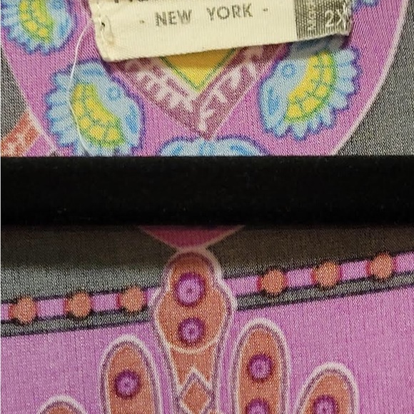 REDUCED!! Vibrant Black/Violet Spring/Summer/Fall/Winter Dress - Picture 4 of 4